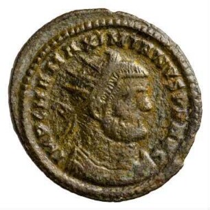 Münze, Follis (Follaro)?, 286 - 306 n. Chr.