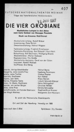 Die vier Grobiane