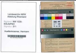 Entnazifizierung Hermann Huellenkraemer , geb. 07.01.1903 (Polizist)