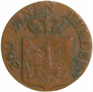 Münze, Pfennig, 1828