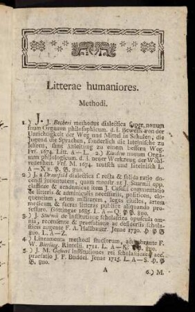 1-4a, Methodi