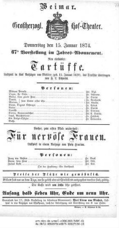 Für nervöse Frauen