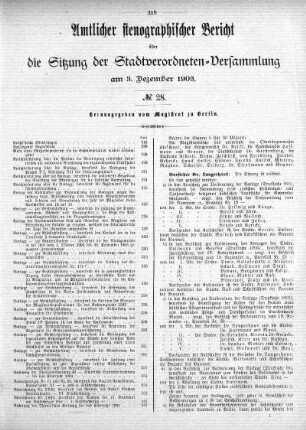 No. 28, 3. Dezember 1903