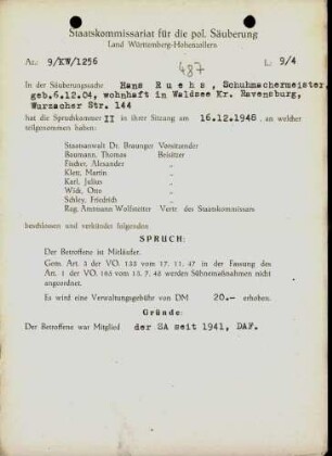 Ruehs, Hans