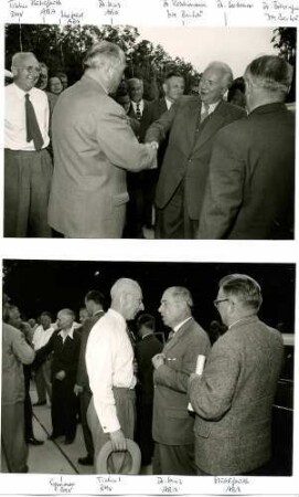 Bereisung der im Bau befindlichen A 5 durch den Bundesminister für Verkehr Dr. Hans-Christoph Seebohm am 11.07.1958