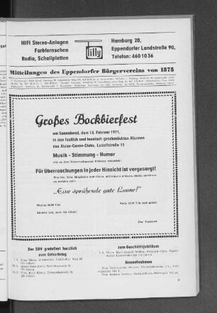 Großes Bockbierfest