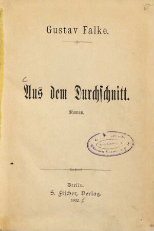 Aus dem Durchschnitt