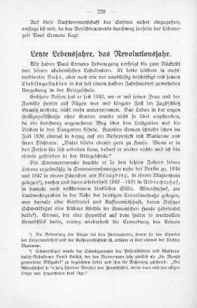 Letzte Lebensjahre, das Revolutionsjahr