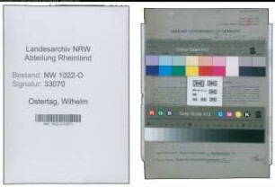 Entnazifizierung Wilhelm Ostertag , geb. 18.03.1894 (Kaufmann)