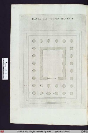 Pianta del Tempio seguente