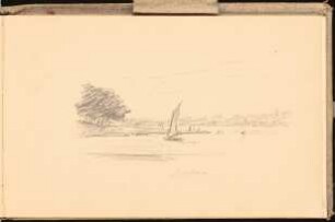 Skizzenbuch 1898-99: Seenlandschaft Ansicht