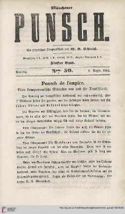 Nro. 50 (5. Dezbr. 1852)