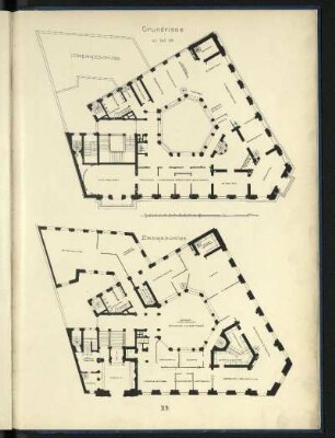 Grundrisse. zu Taf. 28