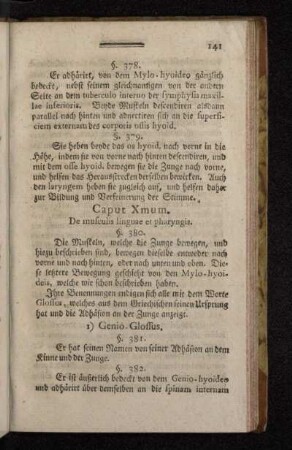 Caput Xmum. De musculis linguae et pharyngis.