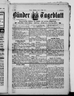 Bünder Tageblatt. 1901-1942