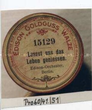Edison-Goldguss-Walze 15129