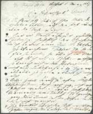 Brief von Ferdinand Christian Gustav Arnold an Unbekannt