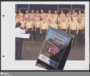 Der Sächsische Bergsteigerchor gastiert das erste Mal in der Arena in Großkoschen am Senftenberger See : Dirigent: Christian Garbosnik