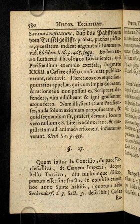 580-585, Sectio III § 27 - 31