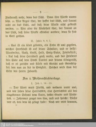 Am 2. Weihnachtsfeiertage