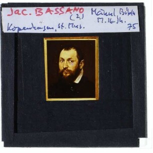 Bassano, Männliches Bildnis, wahrscheinlich El Greco