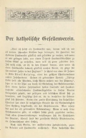 Der katholische Gesellenverein