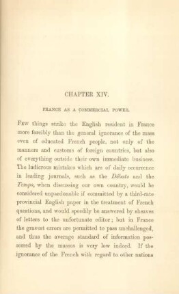 Chapter XIV. France as a commercial power