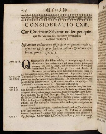 424-434, Consideratio CXIII - CXV