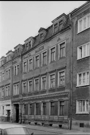 Dresden-Neustadt. Wohnhaus, Förstereistraße 34. Straßenansicht