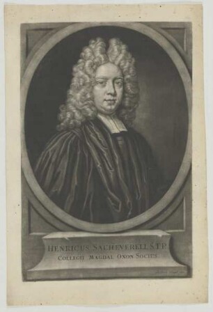 Bildnis des Henricus Sacheverell