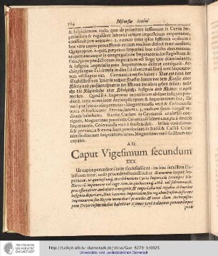 Ad Caput Vigesimum secundum.