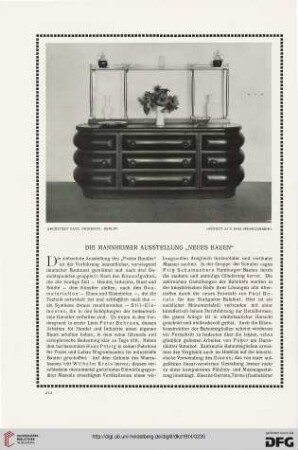 Die Mannheimer Ausstellung "Neues Bauen"
