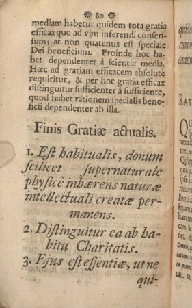 Finis Gratiae actualis.