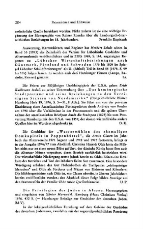 Die Privilegien der Juden in Altona, hrsg. und eingeleitet von Günter Marwedel, (Hamburger Beiträge zur Geschichte der deutschen Juden, 5) : Hamburg, Christians, 1976