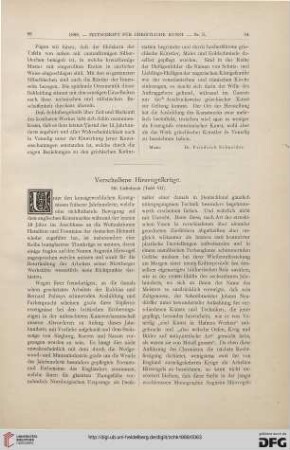 Verschollene Hirsvogelkrüge