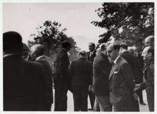Gartenparty bei Joseph Avenol, Generalsekretär des Völkerbundes in Genf
