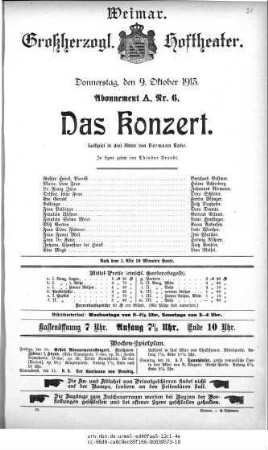 Das Konzert