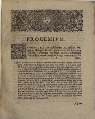 Conradi Friderici ReinhardiDresdensis De Officiis Imperii Saxonicis Dissertatio Ex Genvinis Historiarvm Fontibvs Et Jvris Pvblici Monvmentis Dedvcta