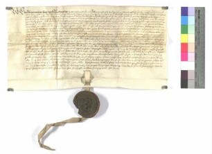 Bürgermeister, Rat und Zunftmeister und alle Bürger der Stadt Gmünd verkaufen an Prior und Konvent des Augustinerklosters zu Gmünd 10 Gulden jährlichen Zins um 250 Gulden.
