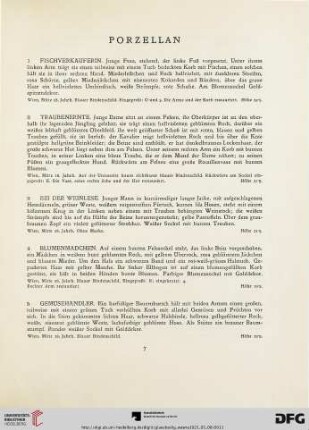 Porzellan (Nr. 1-121)