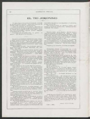El tío Jerónimo