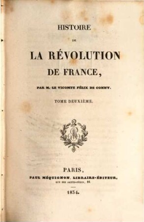 Histoire de la Révolution de France. 2