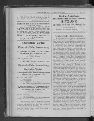 Hamburgische Aerztekammer.