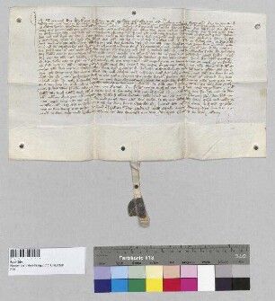 Dietrich der Harder von Moosthann verkauft Berthold Bergmair (Perckmayr) von Moosthann ein Tagwerk Wiese zu Moosthann. Dietrich der Harder von Moosthann