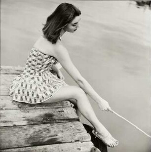 Modeaufnahme, Modell Elsa Martinelli