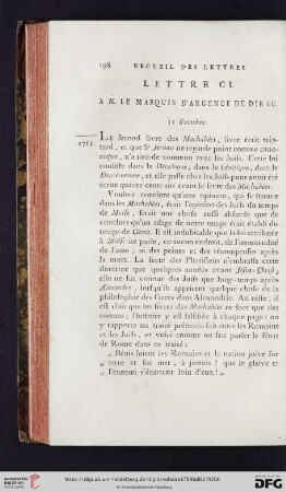 (Lettre CI - CX)