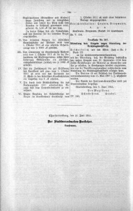 No. 15 (210-222) (217), 28. Juni 1911