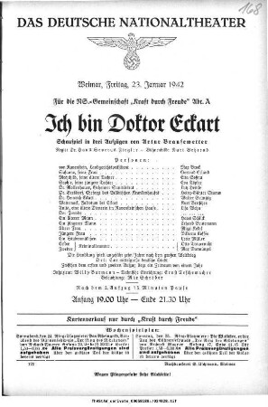 Ich bin Doktor Eckart