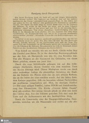 Rundgang durch Harzgerode