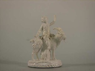 Putto als Ziegenreiter